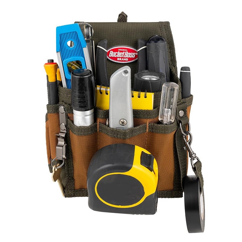 Bucket Boss - Tool Pouch with FlapFit, Pouches - Original Series (54140) , Brown - Image 3